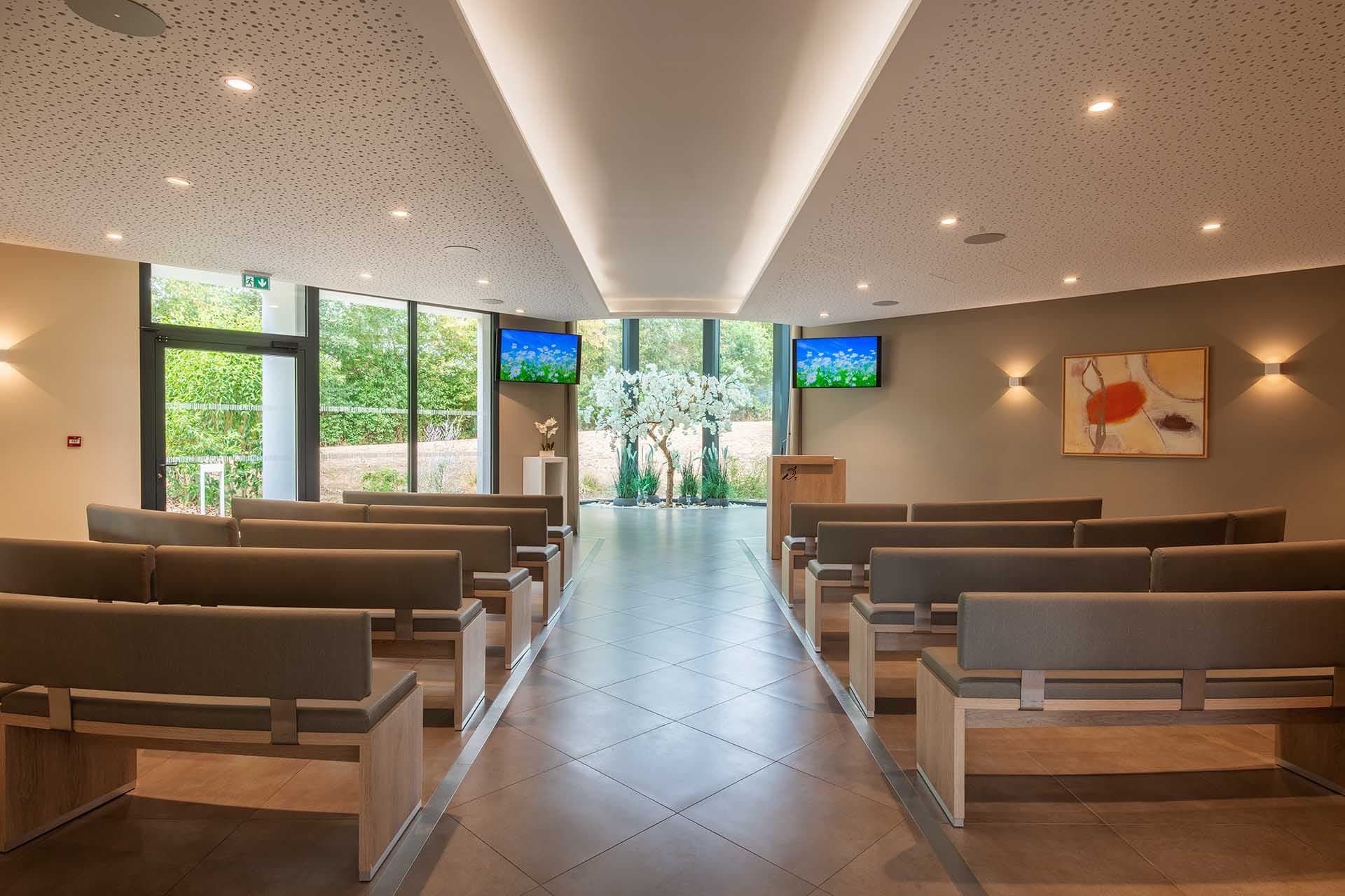 CRÉMATORIUM DE LAVAL SALLE DE CÉRÉMONIE
